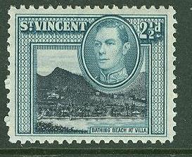 St. Vincent # 145 George VI  - 2½d. value  (1) Unused VLH