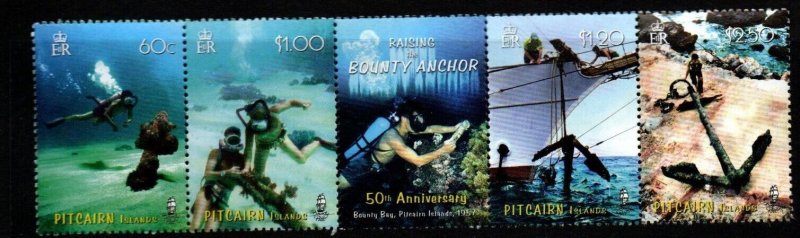 PITCAIRN ISLANDS SG729a 2007 RAISING OF THE BOUNTY ANCHOR MNH