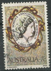 Australia Sc#518 Used, 7c multi,  (1972)