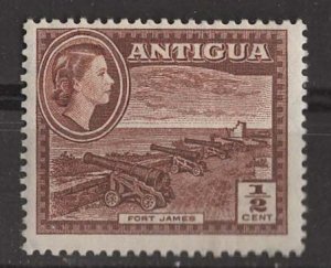 Antigua # 107   QE II Definitive 1/2-cent value    (1)   Mint NH