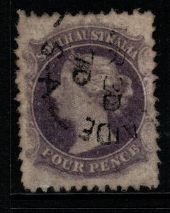 SOUTH AUSTRALIA SG71 1868 4d DULL VIOLET USED