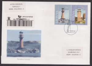 LITHUANIA - 2003 LIGHTHOUSE - 2V - FDC