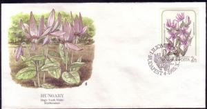 Hungary FDC SC# 2956 Dogs Tooth Violet L188