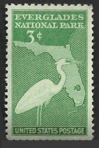 # 952 MINT NEVER HINGED ( MNH ) EVERGLADES NATIONAL PARK XF+