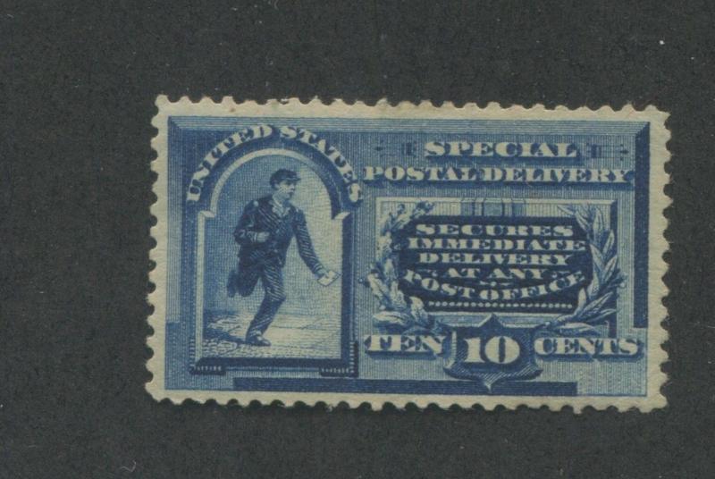 1888 US Special Deliver Stamp #E2 Mint Hinged Very Fine Original Gum 