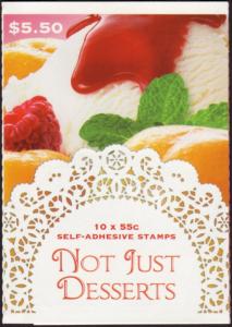 Australia 2009 SG#SB329 55cx10 Booklet Desserts MNH.