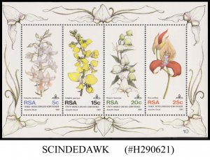 SOUTH AFRICA - 1981 10th WORLD ORCHID CONFERENCE / FLOWER - MIN/SHT MNH