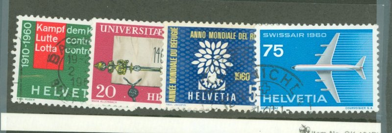 Switzerland #378-381  Single (Complete Set)