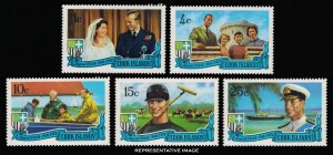 Cook Islands Scott 297-301 Mint never hinged.