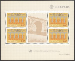 Portugal Sc# 1601a MNH Souvenir Sheet 1984 Europa