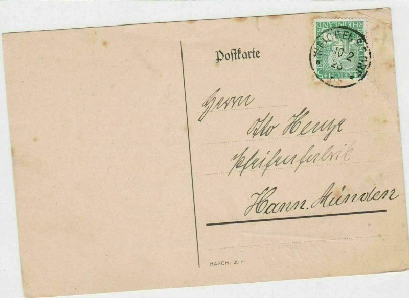 germany 1926 weichenstorf stamps card ref r13583 