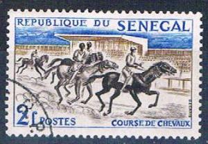 Senegal 204 Used Horse Racing ll 1961 (S0787)+