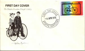 1978 Scotland - Duplex Excelsior Tricycle on Cachet FDC - F11393