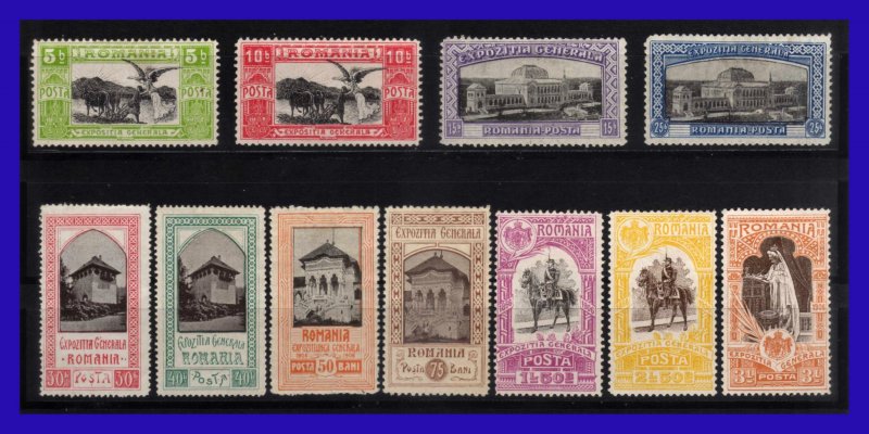 1906 - Rumania - Sc. 196 / 206 - MLH - RU- 114 - 01