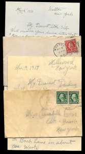 PH1e 2 Covers &  LOVE LETTERS to Miss Frost  Dearest From Your True Friend +++++