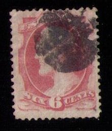 US Sc #148 Used Lincoln Carmine 6c F-VF