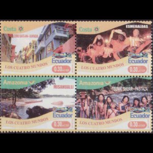 ECUADOR 2005 - Scott# 1749 Tourism Set of 4 NH