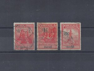 Portuguese Guinea 1925 USED full set SC#RA1-3 SG#247-9 MF#IP5-7 Postal Tax