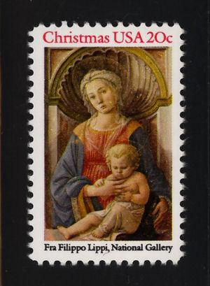 2107  20c Christmas Madonna, 1984 MNH