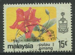 STAMP STATION PERTH Penang #85 Flower Type Definitive Used 1979