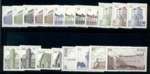 IRELAND #537-56 Buildings, Complete set, og, NH, VF, Scott $47.30