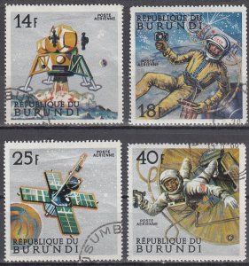 burundi  scott no C62-65  used