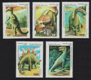 Laos Dinosaurs Prehistoric Animals 5v 1995 MNH SC#1208-1212 SG#1429-1433