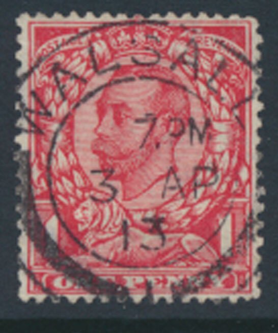 Great Britain SC# 158*  SG 345  George V Downey Head Used see detail & scans