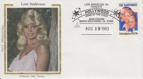 1983 Loni Anderson Colorano Hollywood Stars