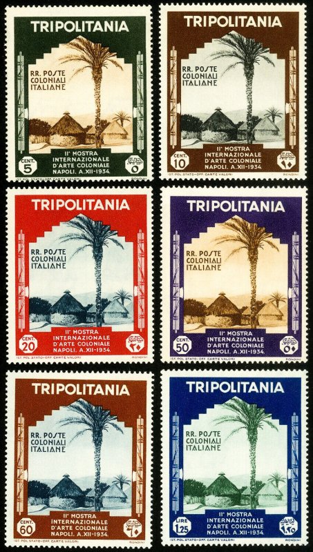 Tripolitania Stamps # 73-8 MLH VF Scott Value $26.00