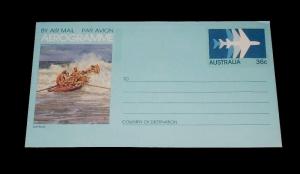 AUSTRALIA 36 CENT SURF BOAT,AEROGRAM/ AIR LETTER SHEET ,MNH,NICE! LQQK!