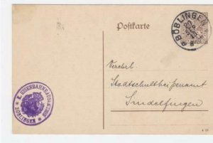 Germany Wurttemburg Boblingen 1913  postal stationary stamps card R21236