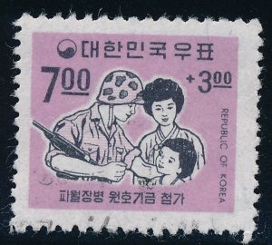 Korea # B9-B10 Semi-Postals 1967 - Military Soldiers - Very Fine Used