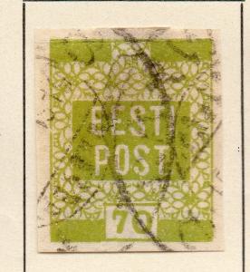 Estonia 1919-20 Early Issue Fine Used 70p.  230783