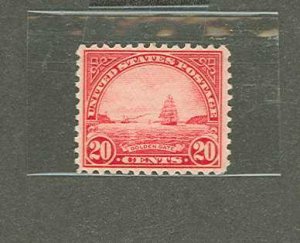 United States #698  Single