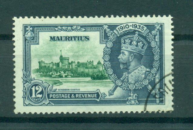 Mauritius sc 205 used cat value $.25