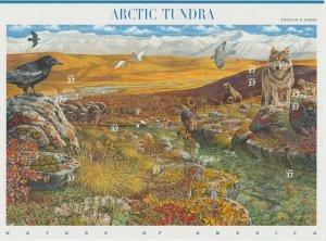 U.S.  Scott# 3802 2002 Arctic Tundra Nature of America Issue #5 MNH S/S