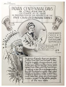 US The Aristocrat Artwork 1948 #972 Indian Centennial