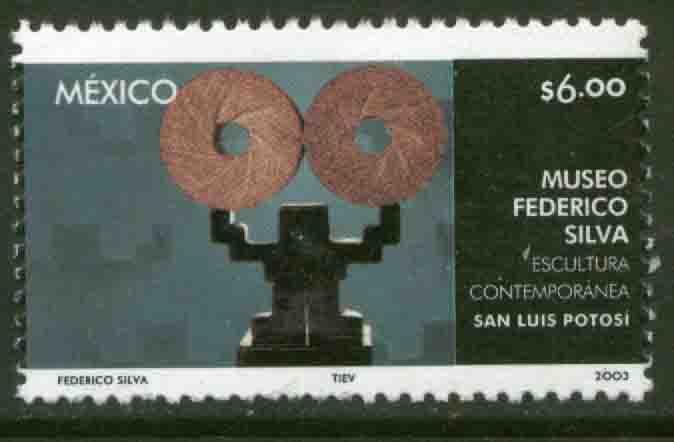 MEXICO 2332, Federico Silva Museum. MINT, NH. F-VF.