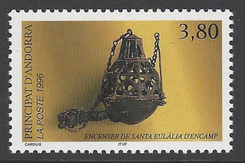 Andorra French 1996 Censer VF MNH (467)