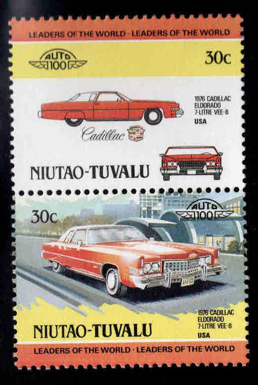 Niutau-TUVALU Scott 4 MNH** Classic Automobile pair