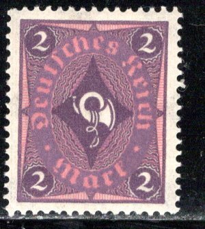 Germany Reich Scott # 177, mint nh, variation, exp h/s, Mi # 191 I
