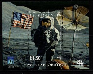 BRITISH INDIAN OCEAN TERR SGMS411 2009 ANNIVERSARY OF FIRST MOON LANDING  MNH