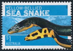 Australia 2006 $1.00 Dangerous Australians Yellow-Bellied Sea Snake SG2708 Used