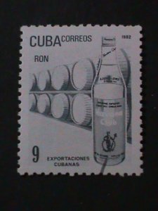 CUBA-1982-SC# 2489- EXPORTS-RUM MNH VERY FINE  WE SHIP TO WORLDWIDE