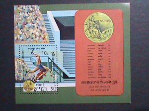 ​LAOS-1984 SC#528 OLYMPIC GAME-LOS ANGELES- PRICE WINNERS MNH-S/S-VERY FINE