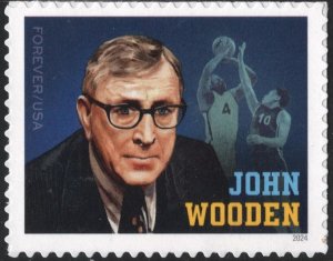 SC#5833 (Forever) John Wooden Single (2024) SA