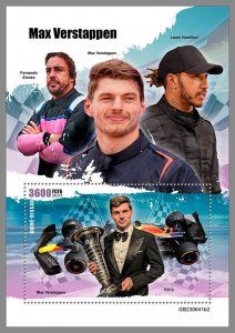 GUINEA-BISSAU 2023 MNH Max Verstappen Formula 1 S/S #641b2