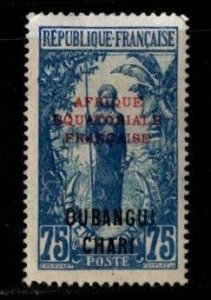Ubangi-Shari - #62 Congo Overprint - MLH