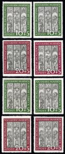 Germany Stamps # B316-17 MLH VF Lot Of 4 One Set Without Gum Scott Value $170.00
